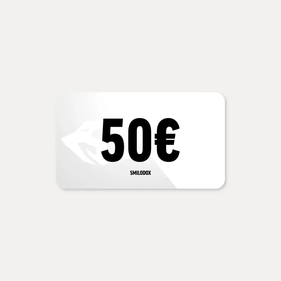 Smilodox Geschenkgutschein 50 Euro zum Ausdrucken Digital