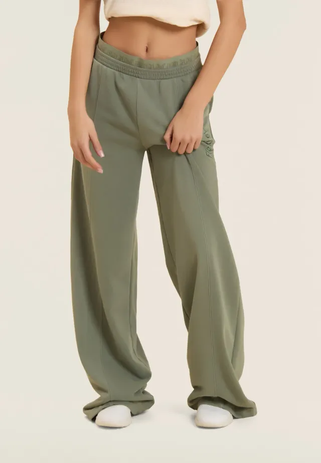 Freddy Flow Oversize Jogginghose Schwarz Wide Leg