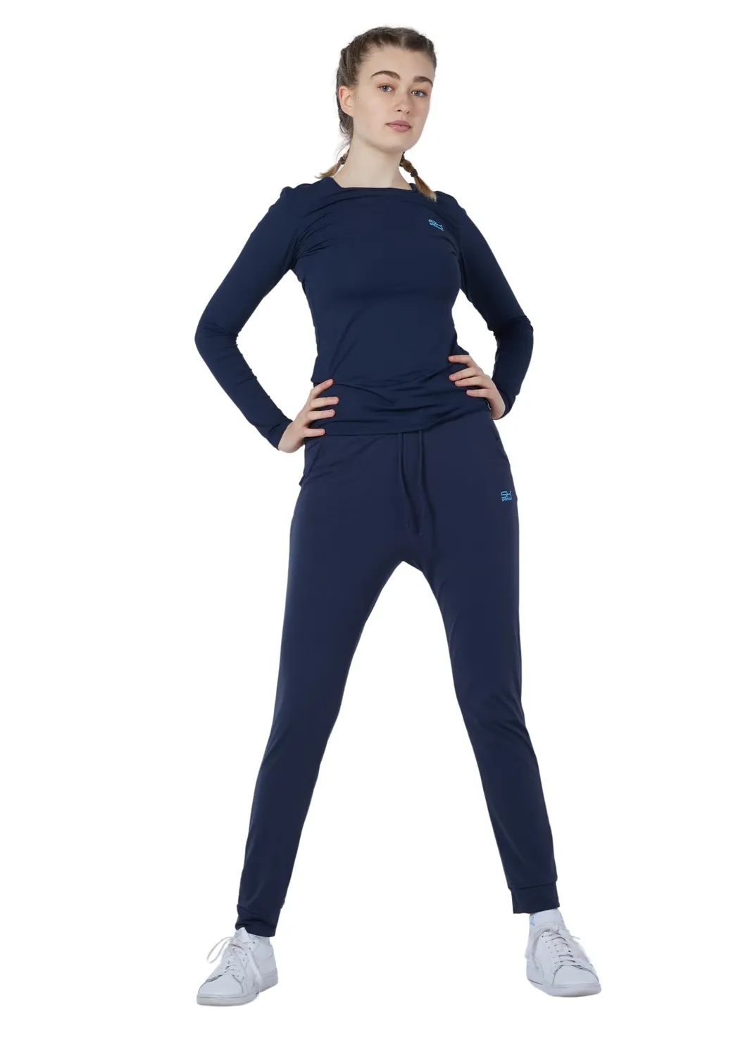 SPORTKIND Langarmshirt UPF 50+ Shirt schwarz atmungsaktiv