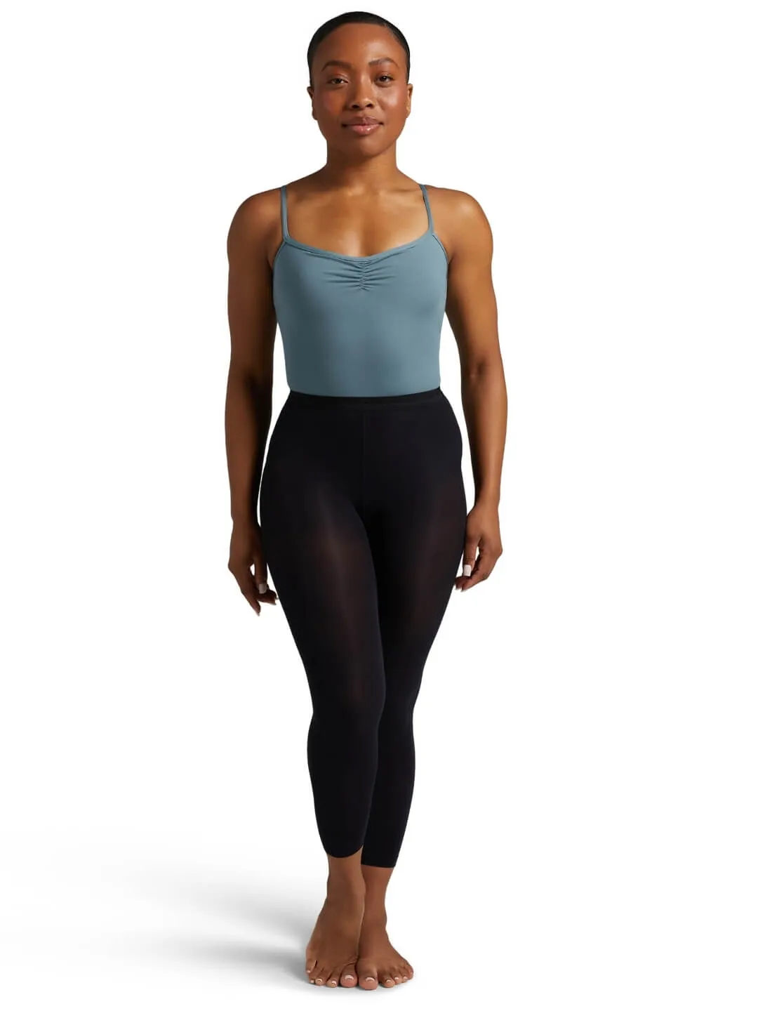Capezio Ultra Soft 1817 Fußlose Strumpfhose Schwarz matt
