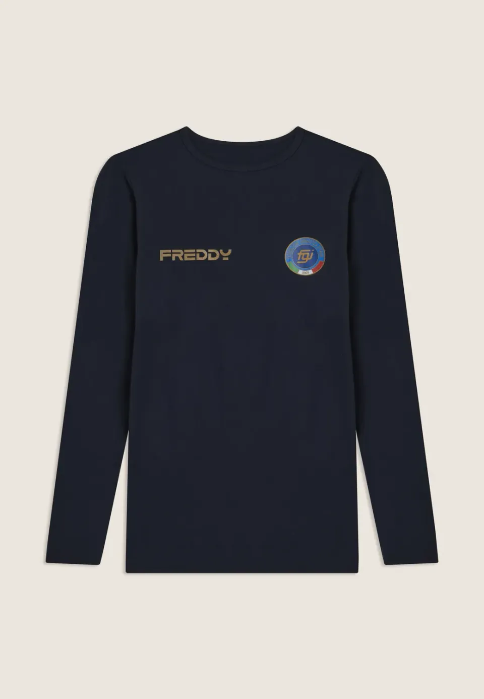 Freddy Italia FGI Thermoshirt Unisex Dark Sapphire langarm