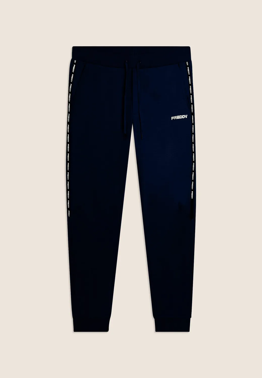 Freddy Sporthose Baumwolle Jogginghose Schwarz Logo