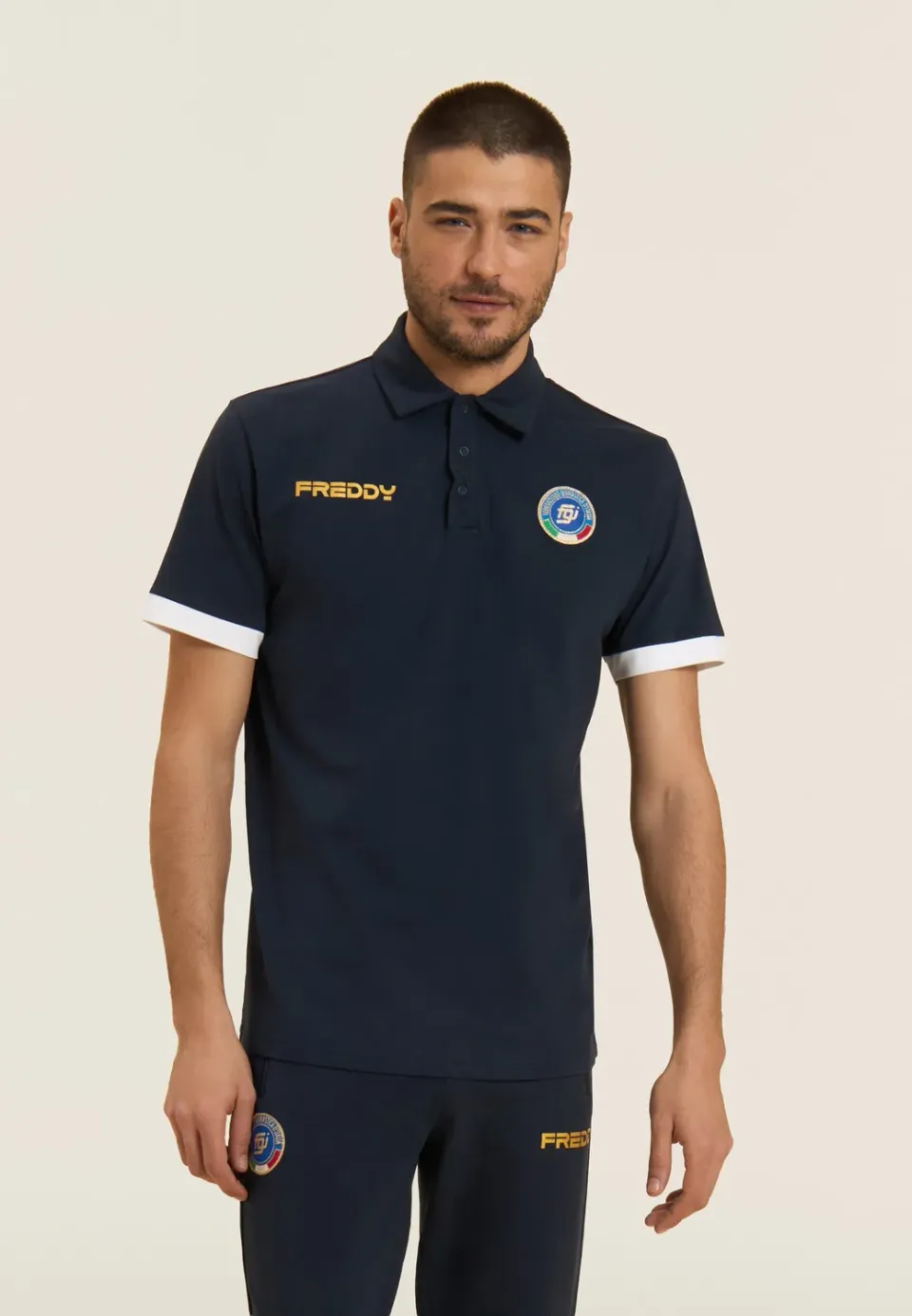 Freddy Italia FGI Polo Herren Baumwolle Dark Sapphire