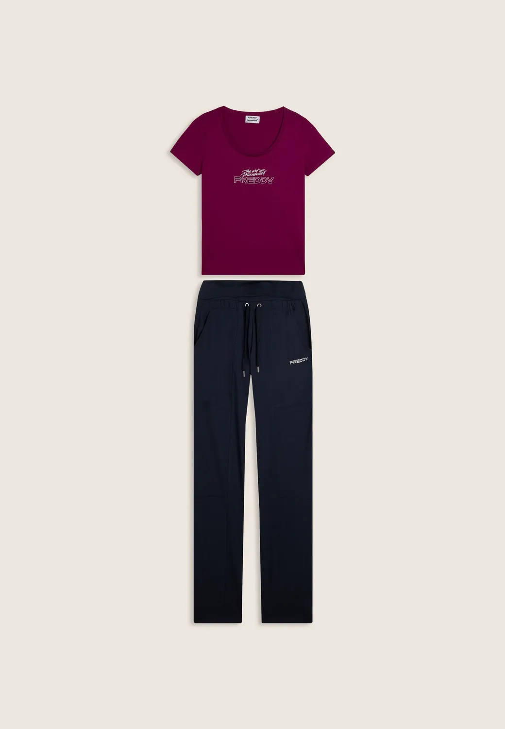 Freddy The Art of Movement Set T-Shirt Hose Raspberry
