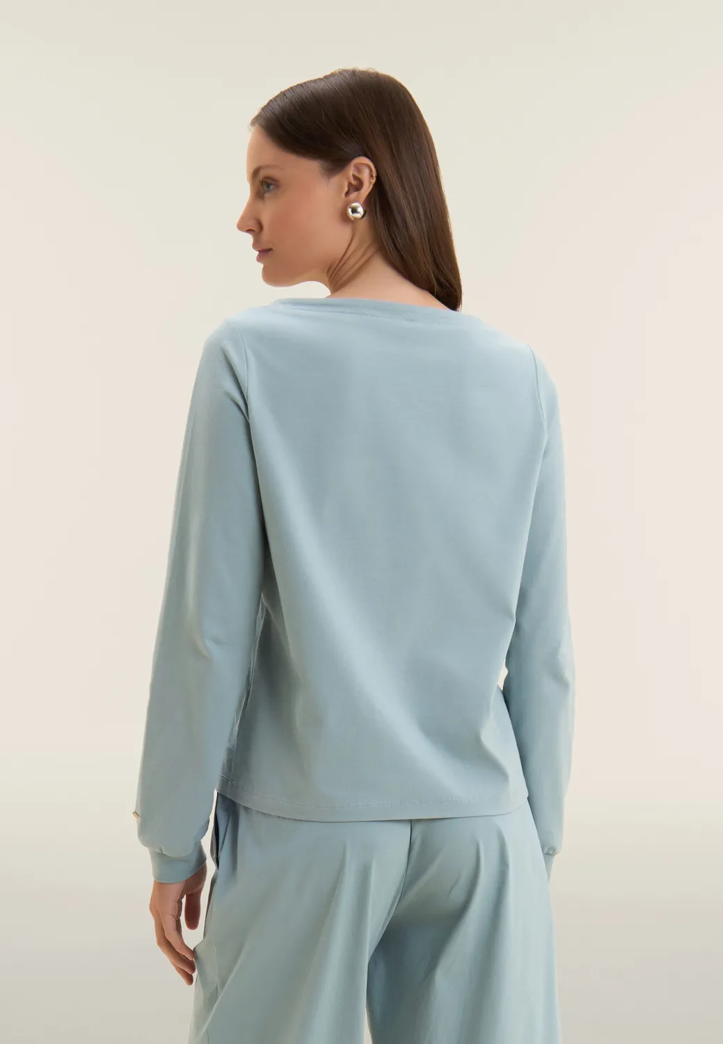Freddy Damen Sweatshirt Stickerei Dark Denim