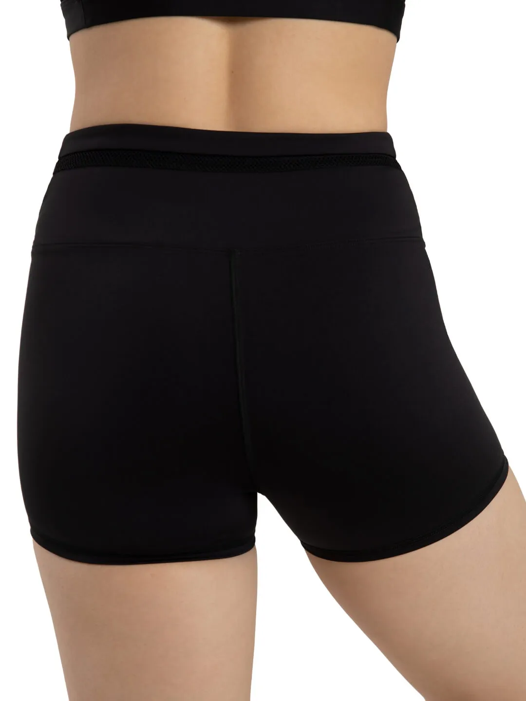 Capezio Class 12273W Seaboard Shorts Schwarz High-Waist