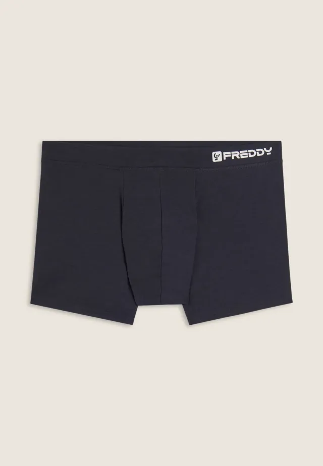 Freddy Boxershorts Herren Schwarz kurzes Bein eng