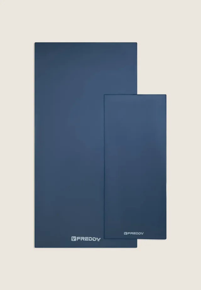 Freddy Handtuch-Set Mikrofaser Navy 2-teilig schnelltrocknend