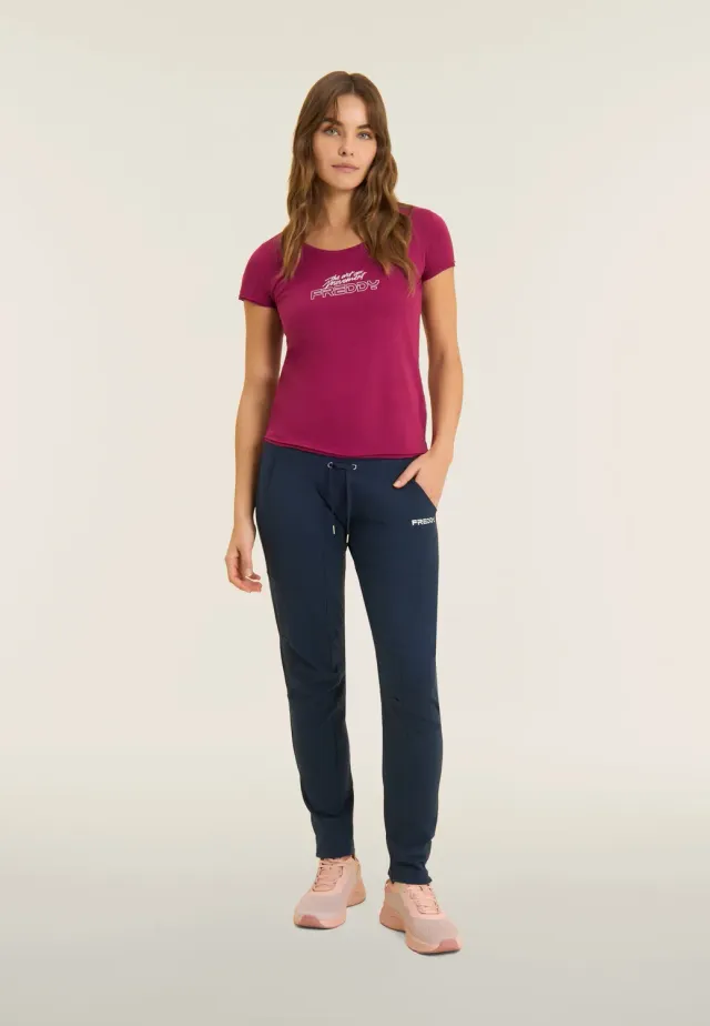 Freddy The Art of Movement Set T-Shirt Hose Raspberry