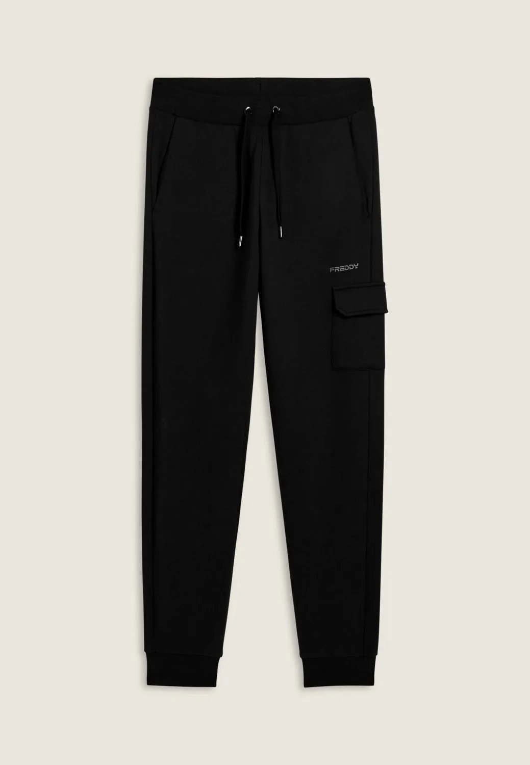 Freddy Cargo Jogginghose Herren Baumwolle Jet Black