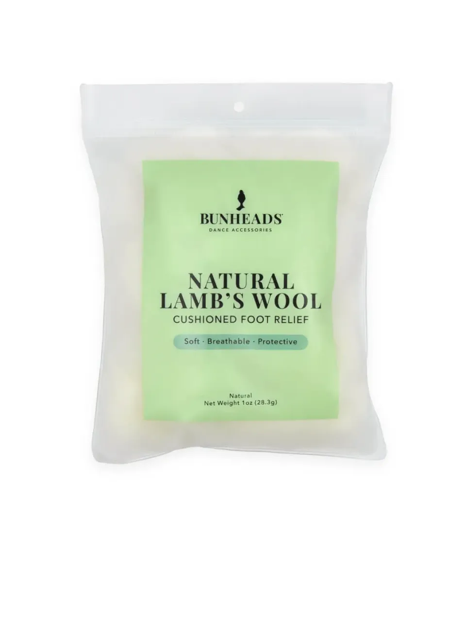 Bunheads Lammwolle BH1726 Spitzenschuh Natural 28 g