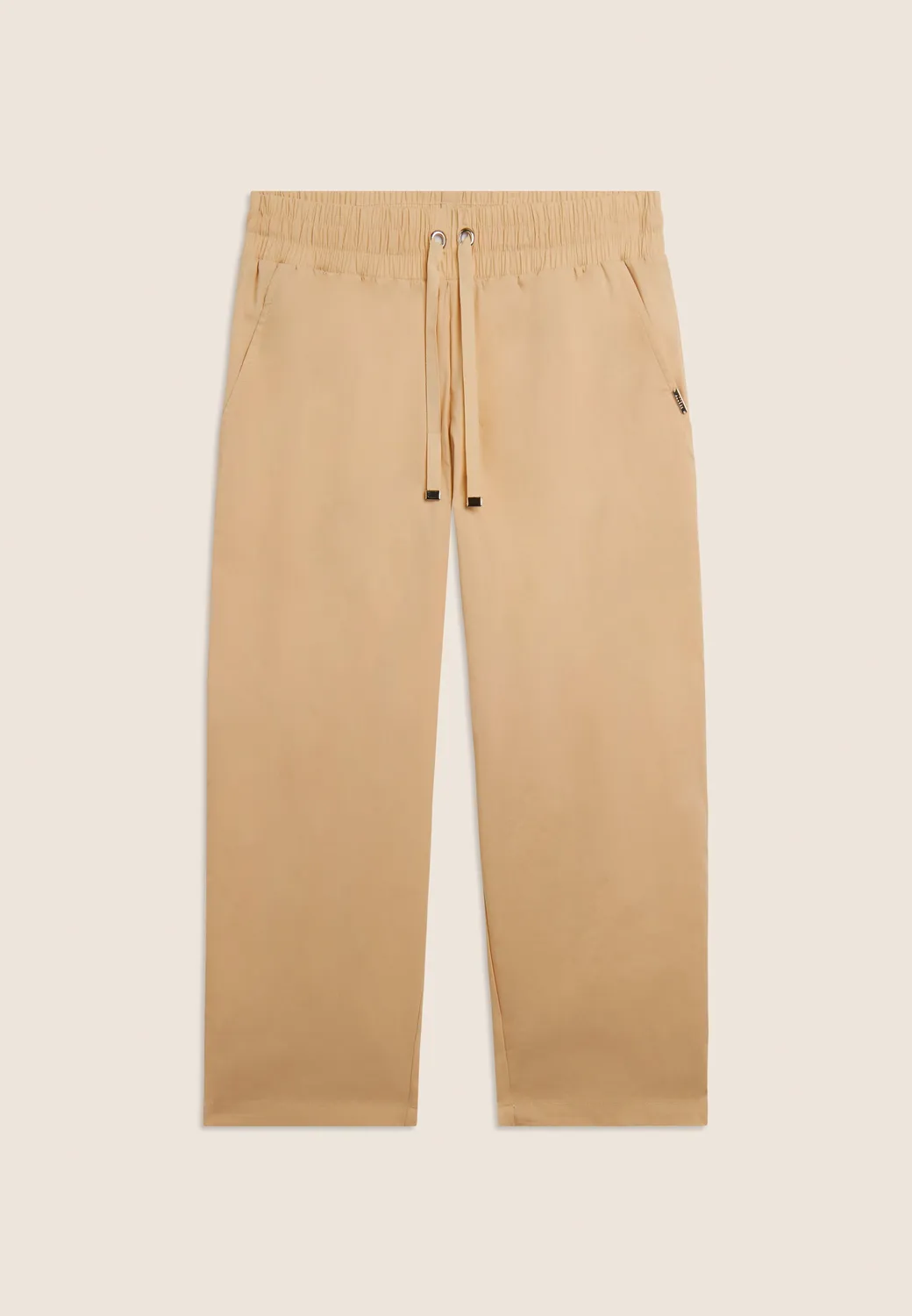 Freddy Cropped Popeline Hose Dark Denim blickdicht
