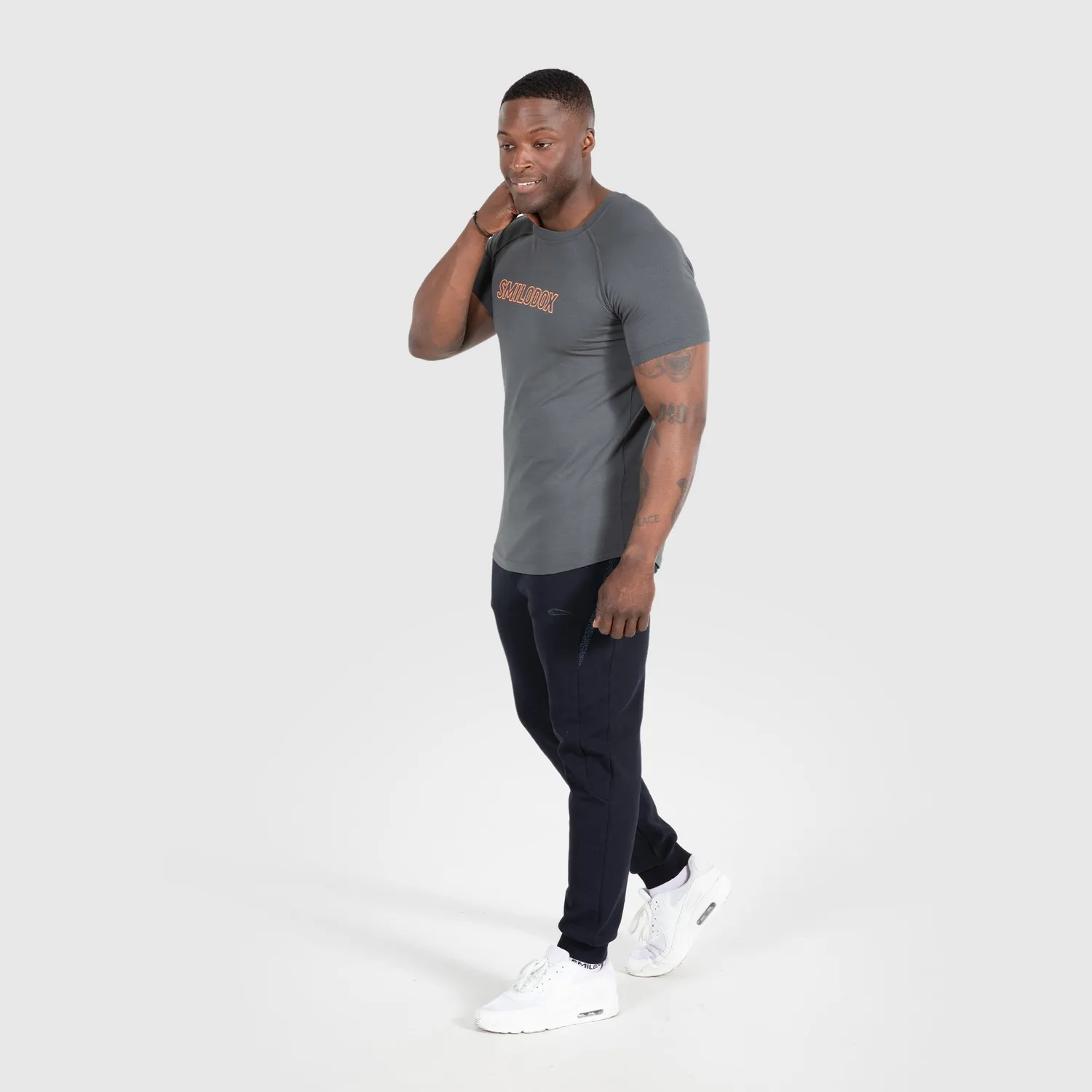 Smilodox Lunara Timmy T-Shirt Schwarz Baumwolle