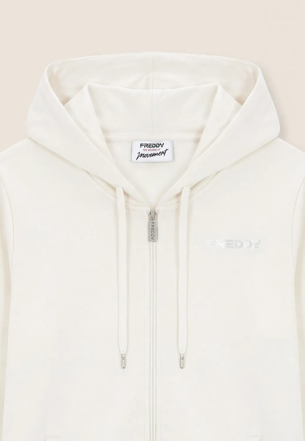 Freddy Kapuzenjacke Damen Navy mit Zip atmungsaktiv
