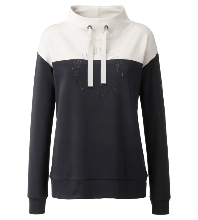 LPO Amber Sweatshirt schwarz Stehkragen