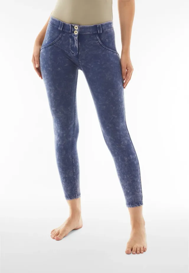 Freddy WR.UP 7/8 Superskinny Push-up Hose Navy Bio-Baumwolle