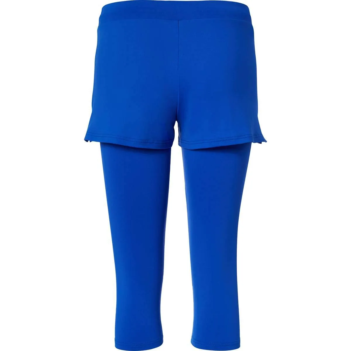 Sportkind 2-in-1 Shorts mit Capri-Leggings Kobaltblau blickdicht