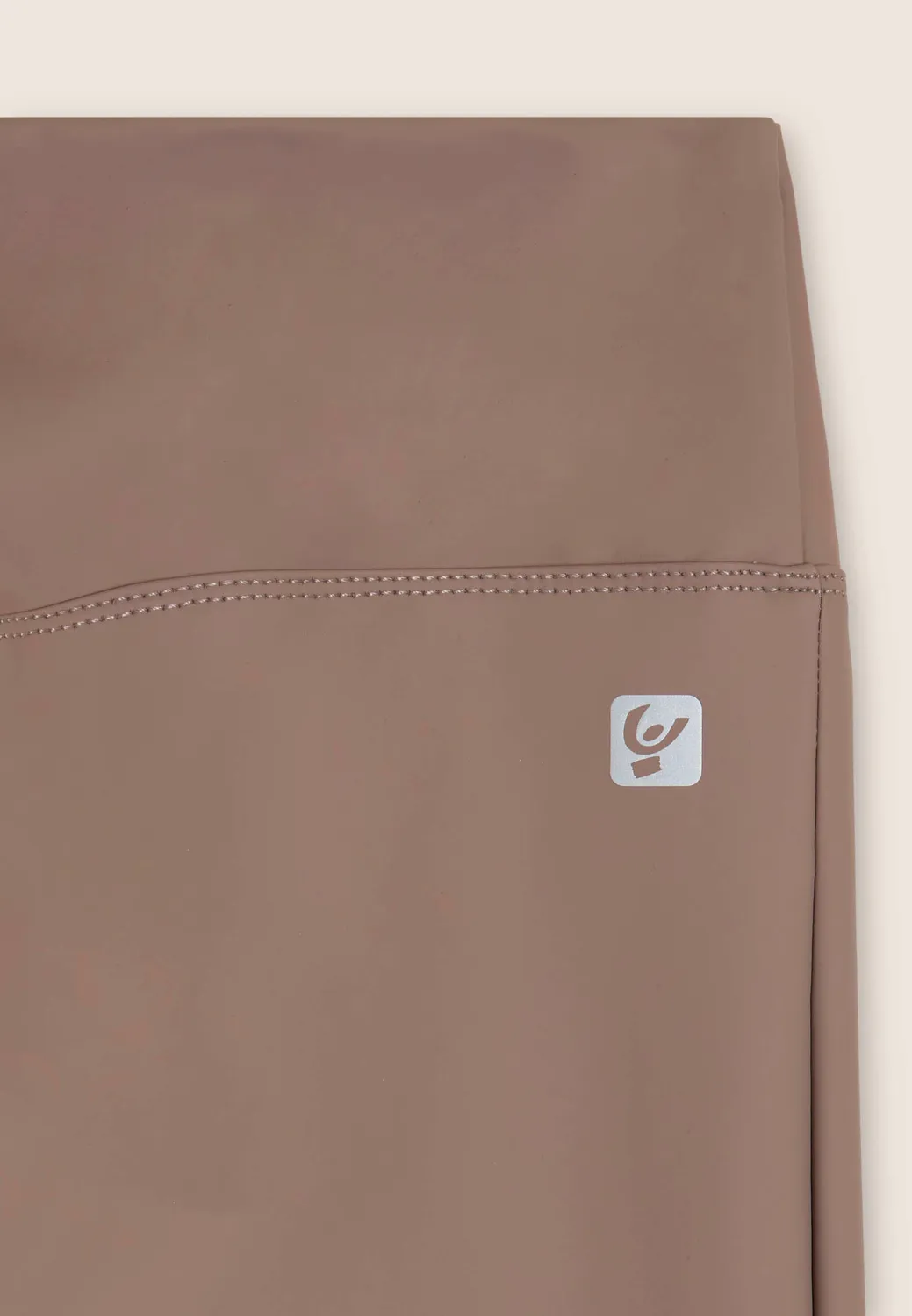 Freddy 7/8 Leder-Optik Leggings regular Faded Denim blickdicht