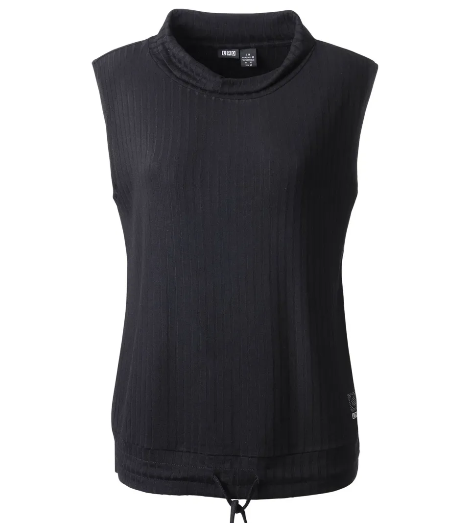 LPO Bea T-Shirt schwarz Gr. 34 Rippenstrick