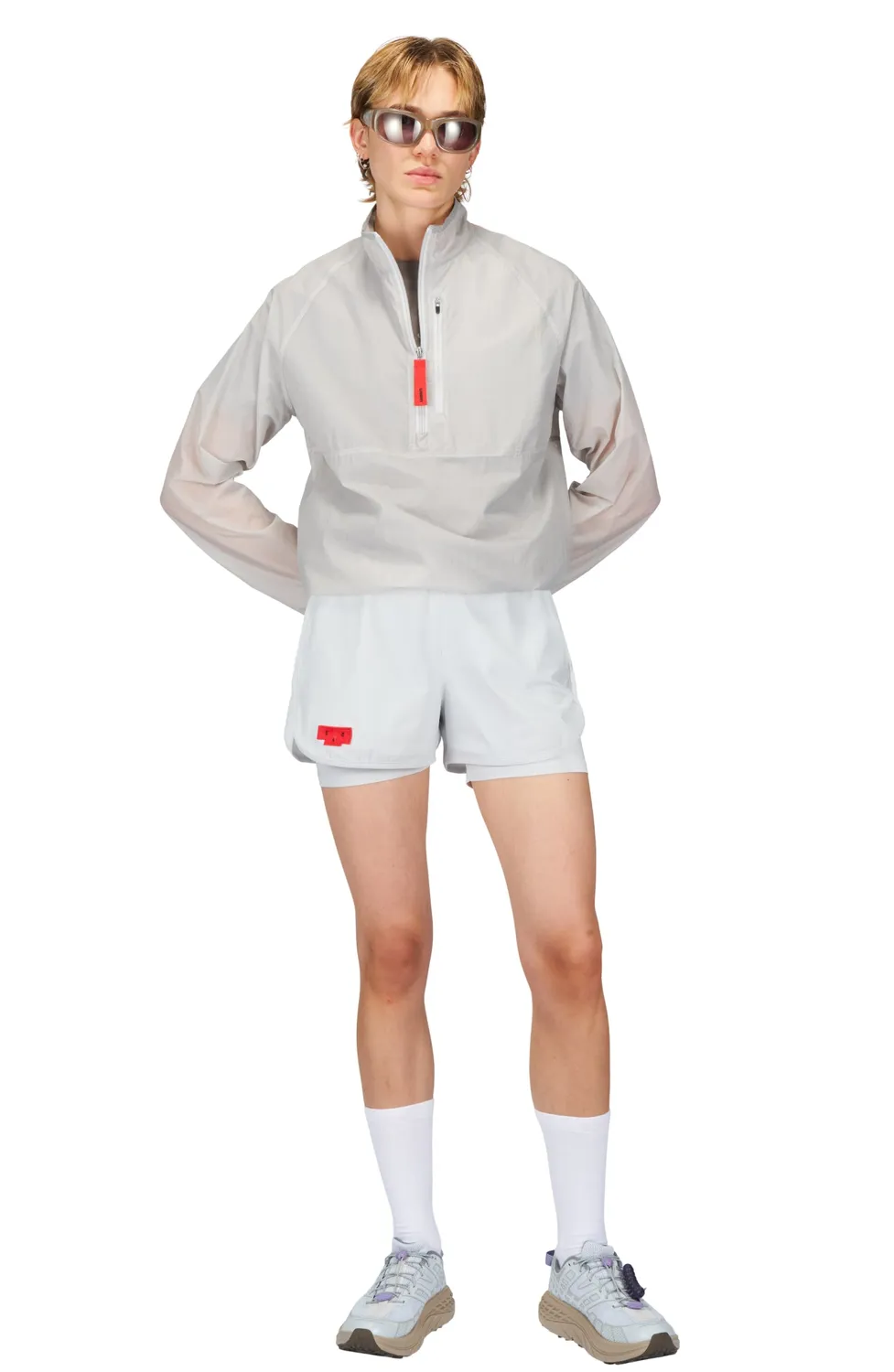UNNA Smiles Windstopper W Laufjacke Pearl Grey winddicht