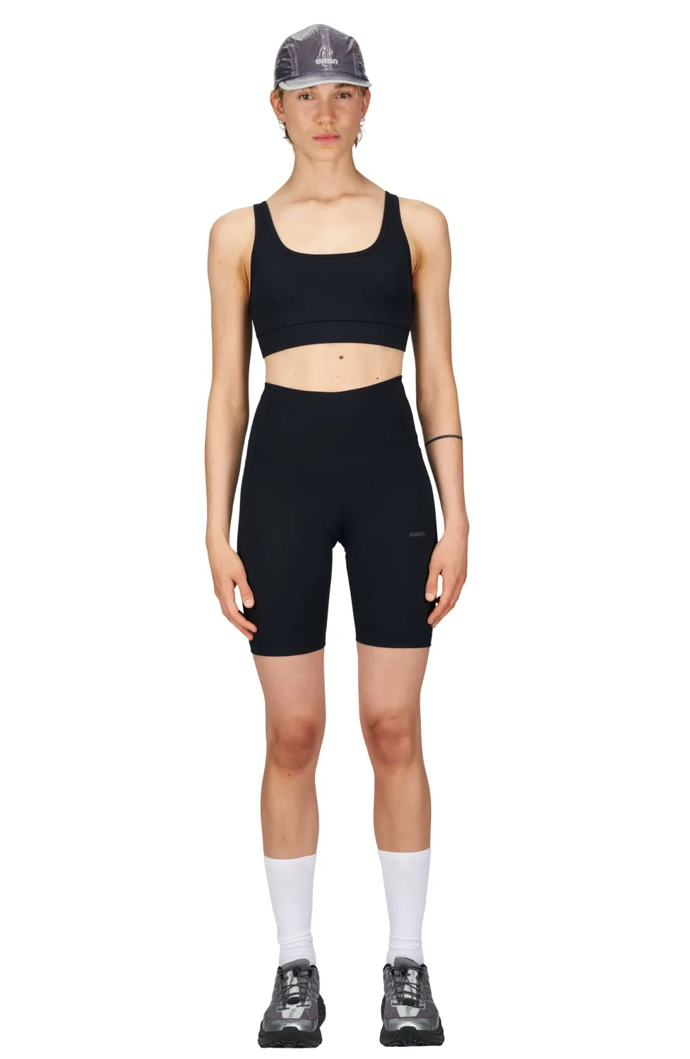 UNNA Good Place Bra Sport-BH Schwarz mittlerer Halt