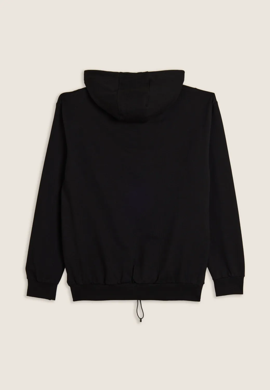 Freddy Kapuzen-Hoodie Schwarz Bauchtasche Baumwolle