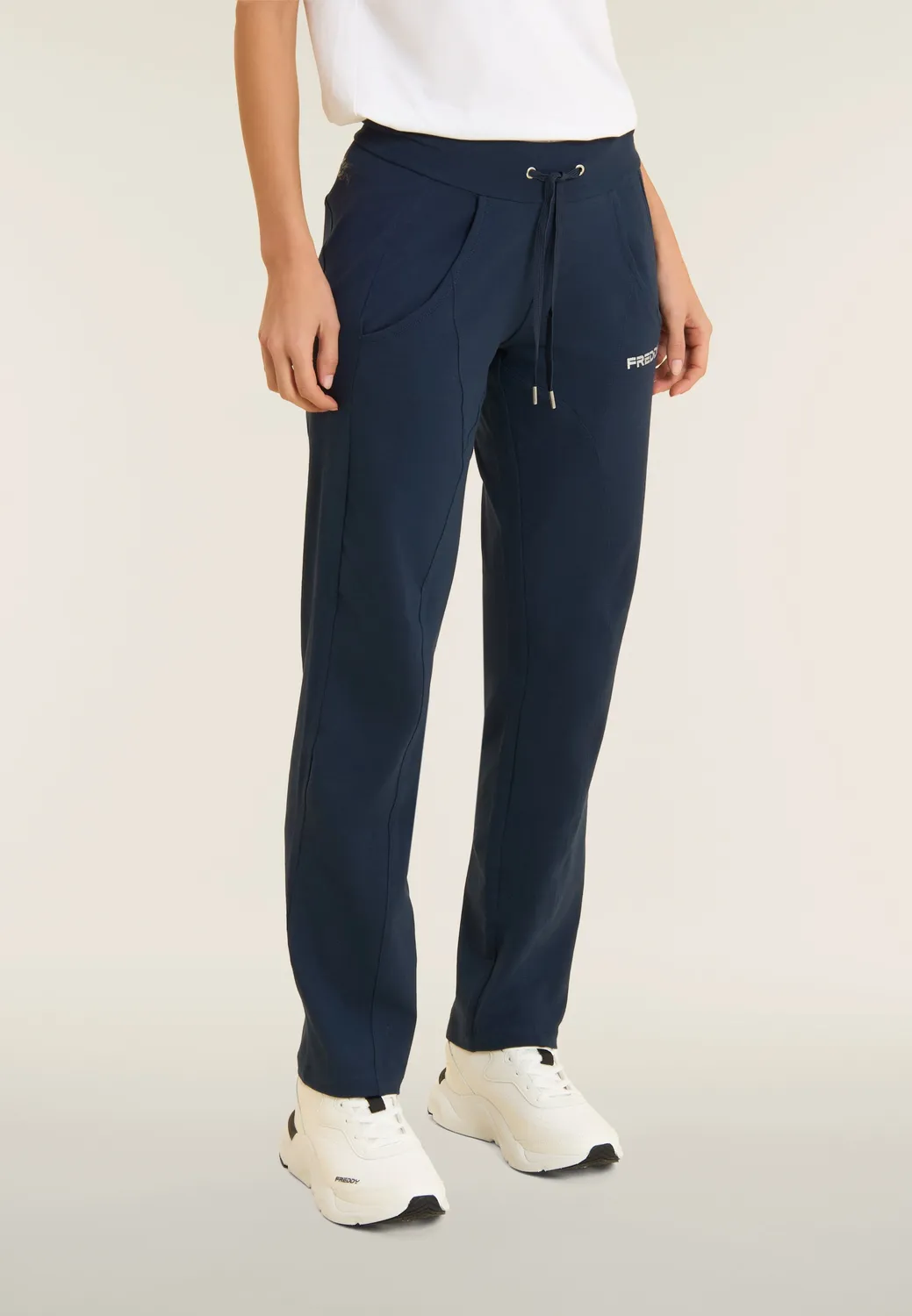Freddy Damen Set T-Shirt Hose Mediterranea Black
