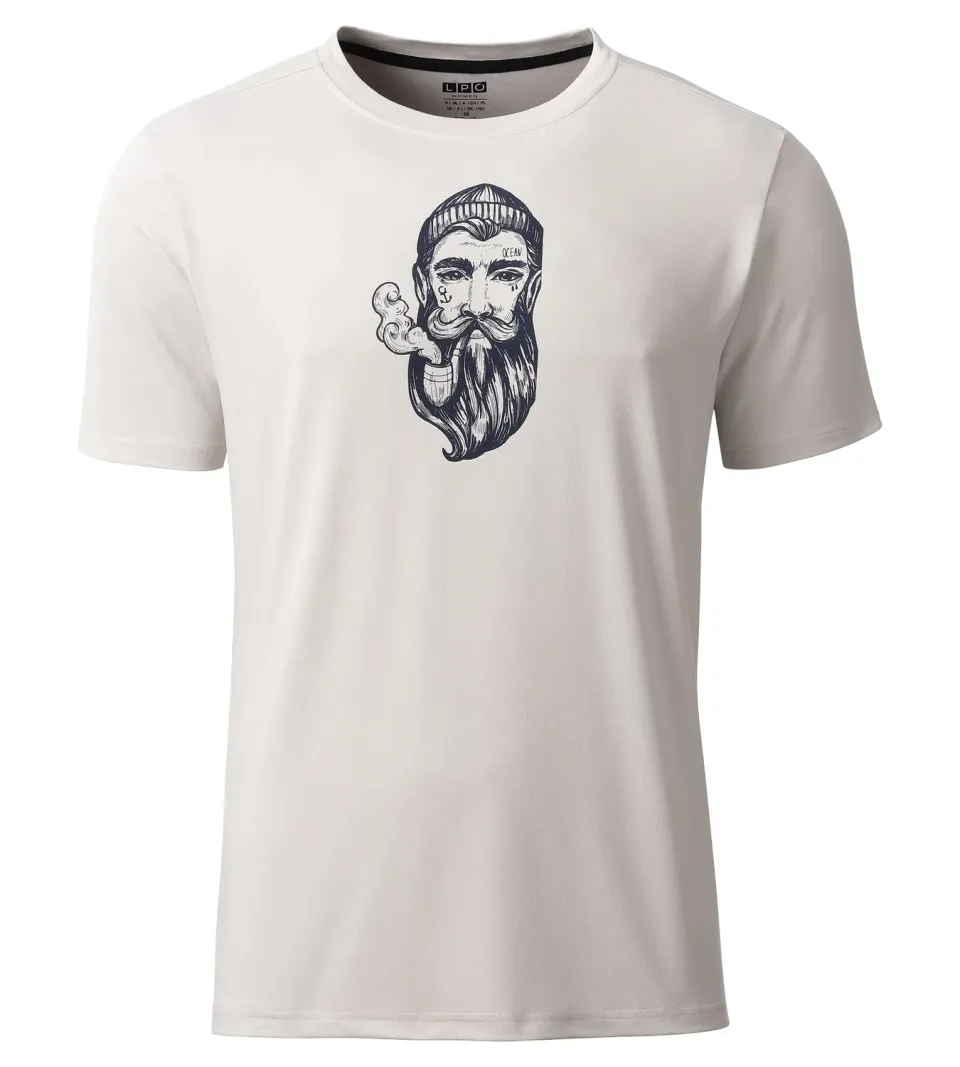 LPO Janosch T-Shirt beige schnelltrocknend