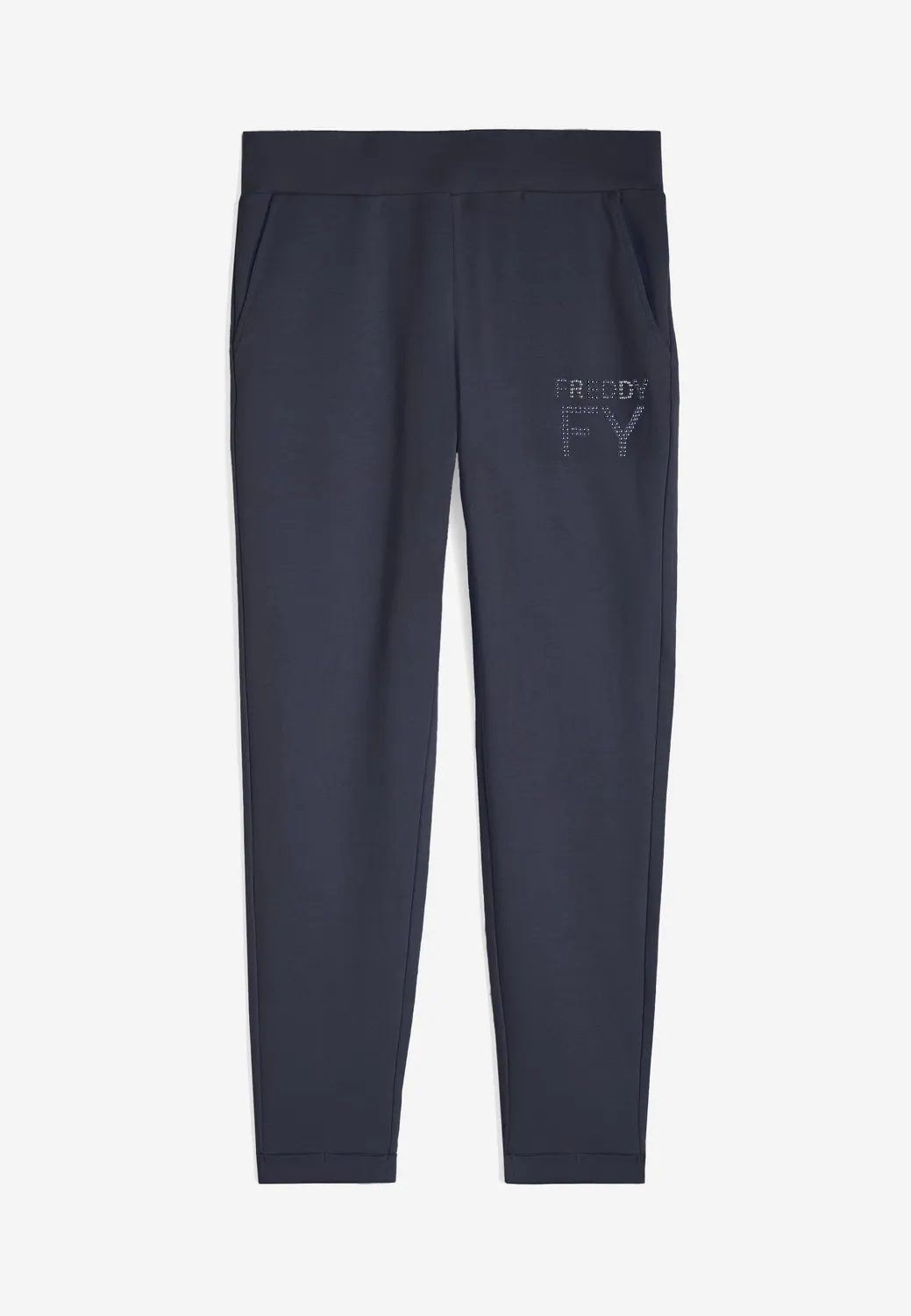 Freddy Sporthose Navy 7/8 French Terry Modal Damen