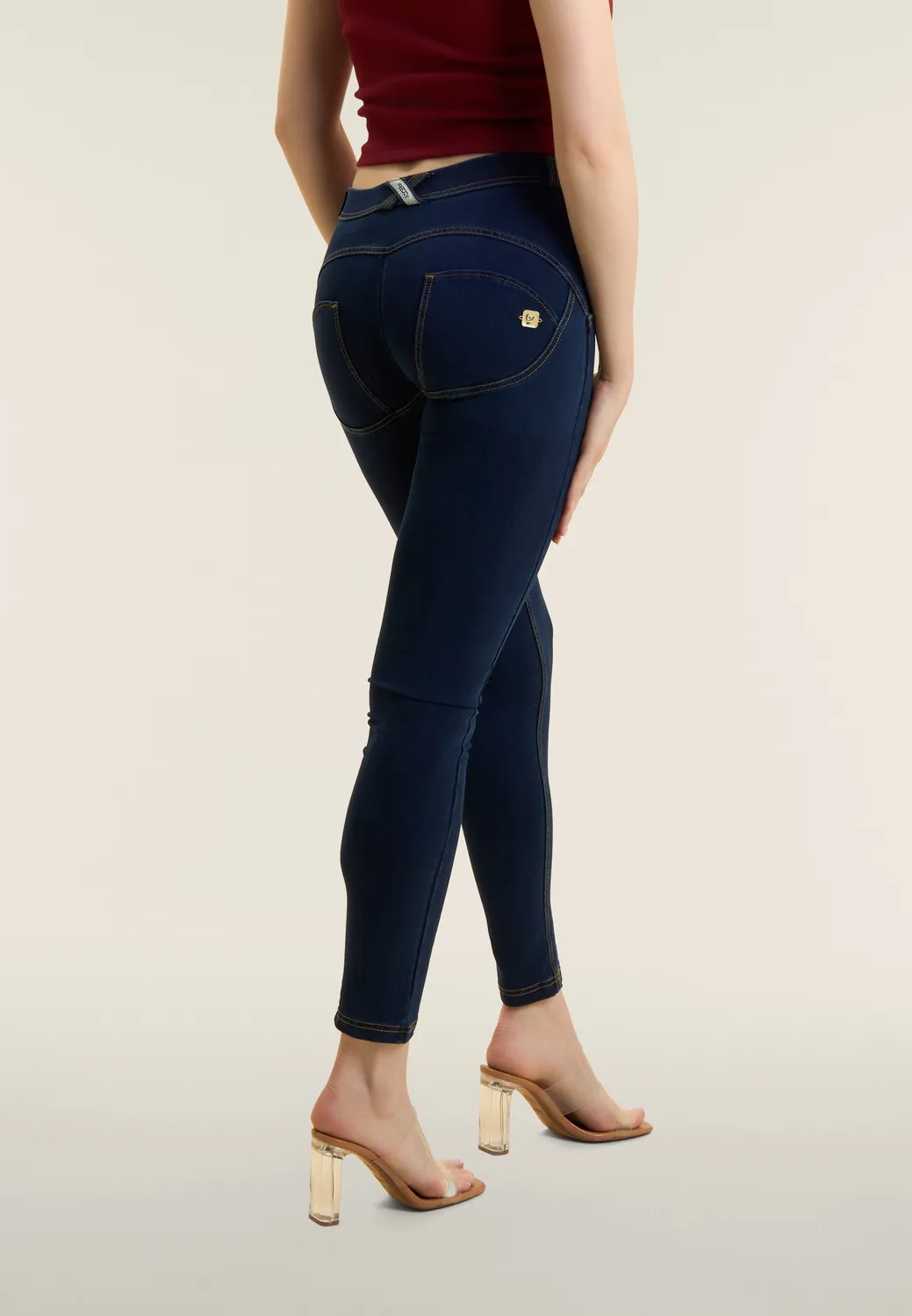Freddy WR.UP Jeggings skinny Bio-Baumwolle push-up dunkel