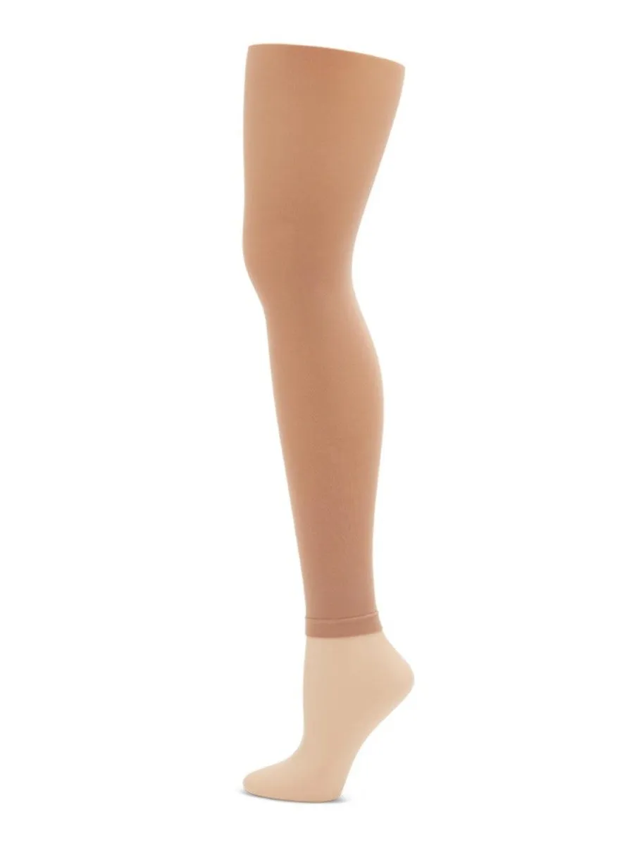 Capezio Ultra Soft 1817 Fußlose Strumpfhose Schwarz matt