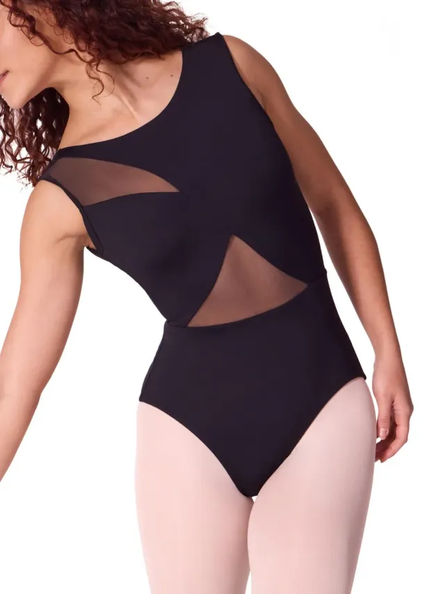 Capezio Soft Elegance EL106W Ballettanzug Schwarz