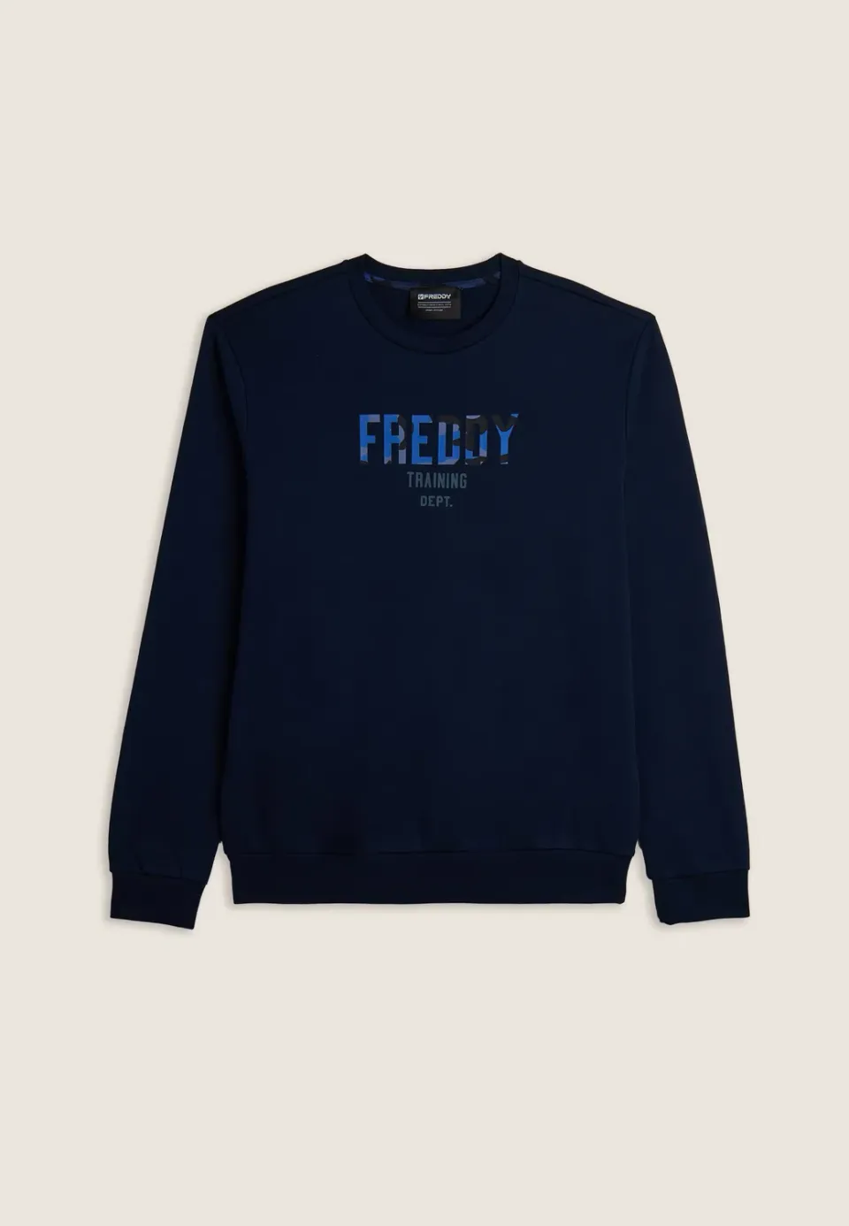 Freddy Training Sweatshirt Dunkelblau Baumwolle Relaxed