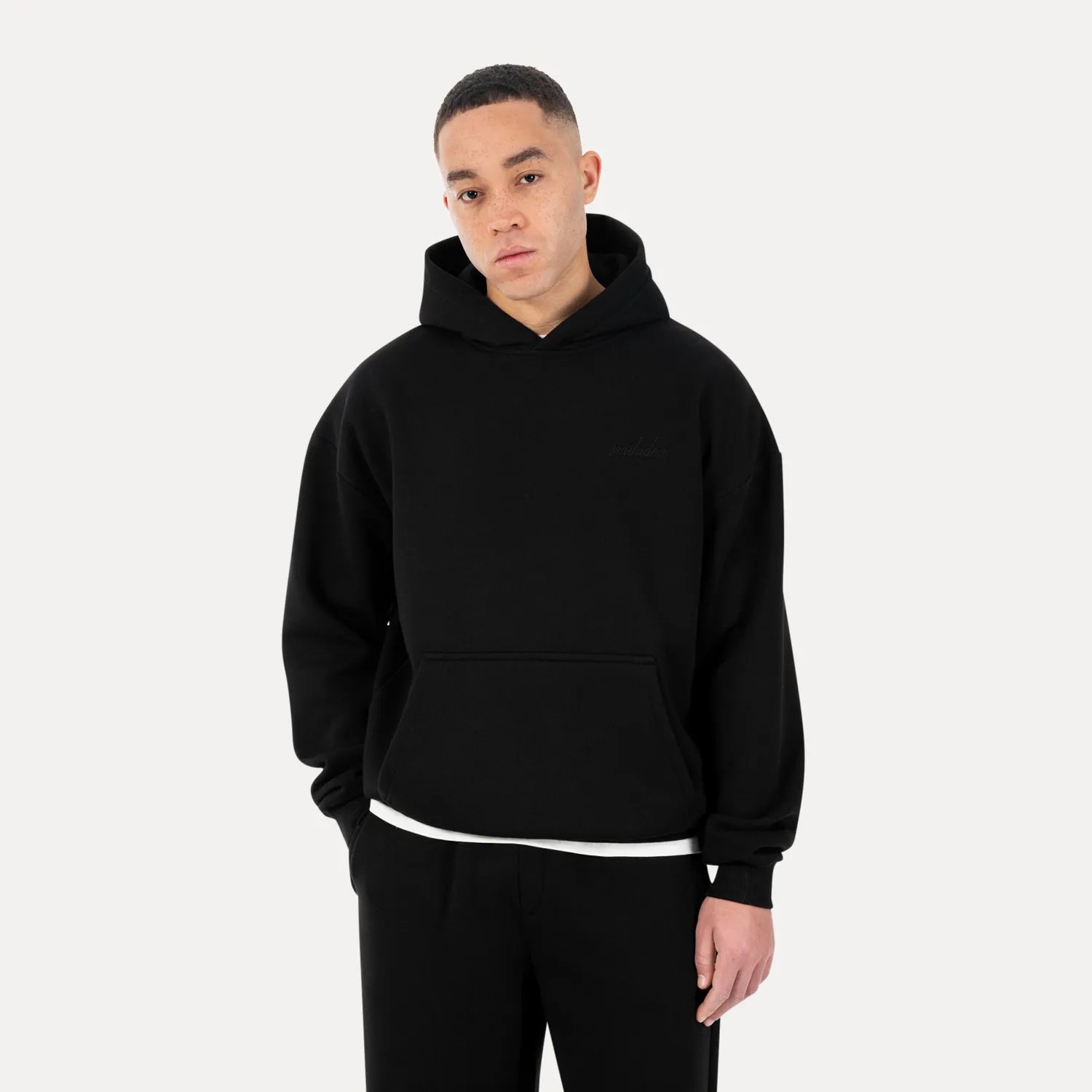 Smilodox Sorea Kaleo Hoodie Herren Stickerei