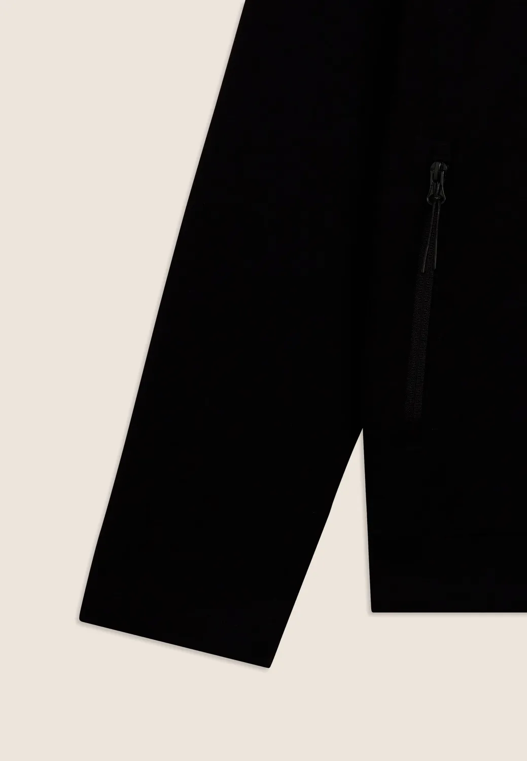 Freddy Herren Hoodie Halbzip Kapuze Schwarz