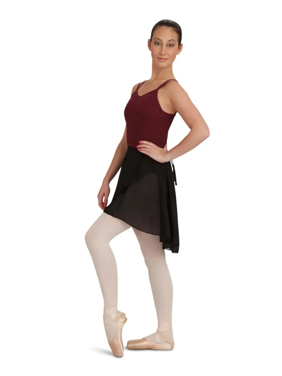Capezio Full Sweep Wickelrock Schwarz One Size