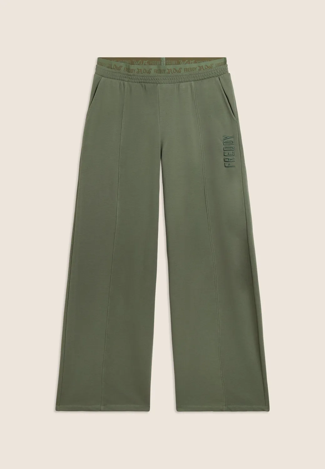 Freddy Flow Oversize Jogginghose Schwarz Wide Leg