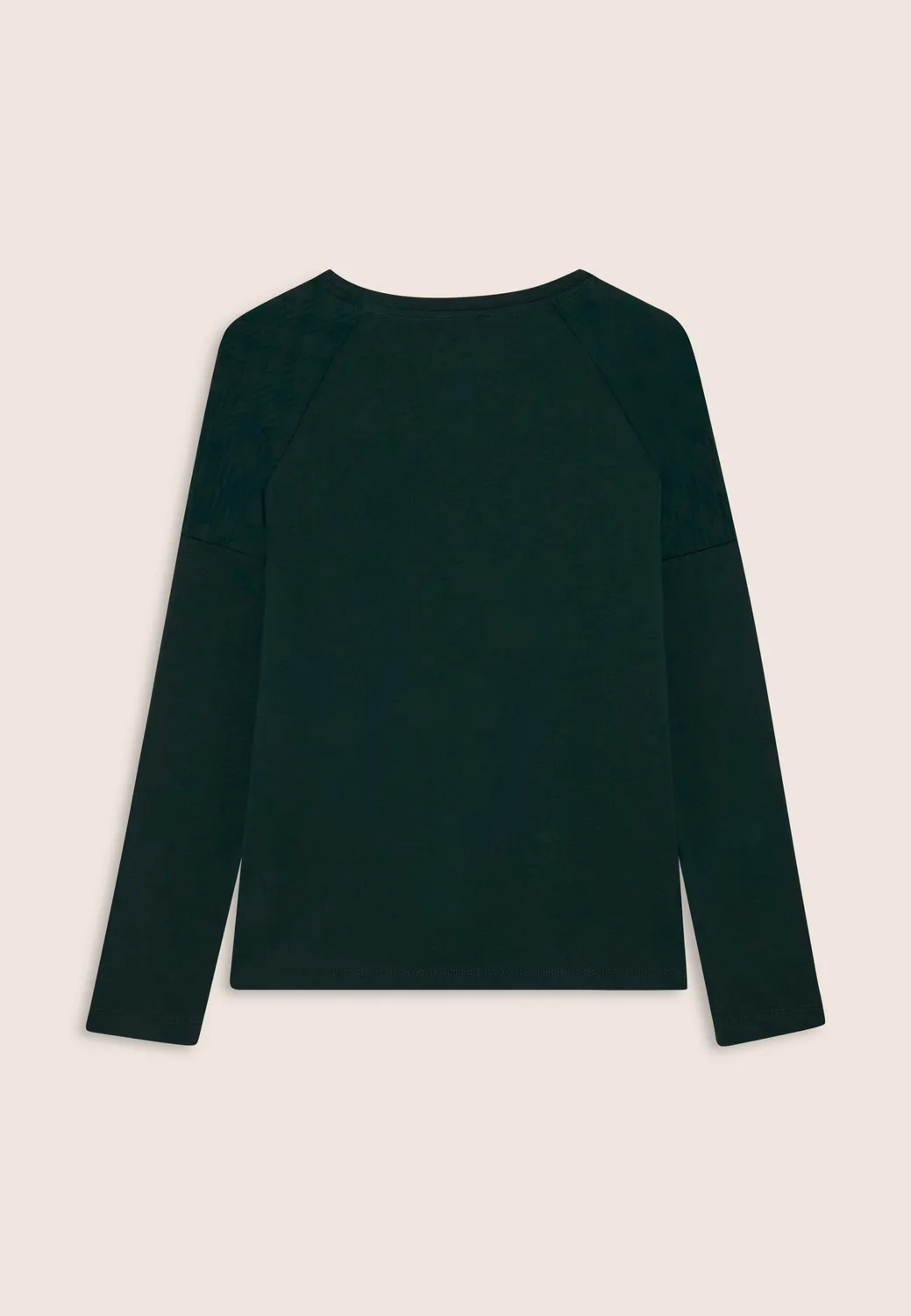 Freddy Langarmshirt Asymmetrisch Schwarz mit Nietenlogo
