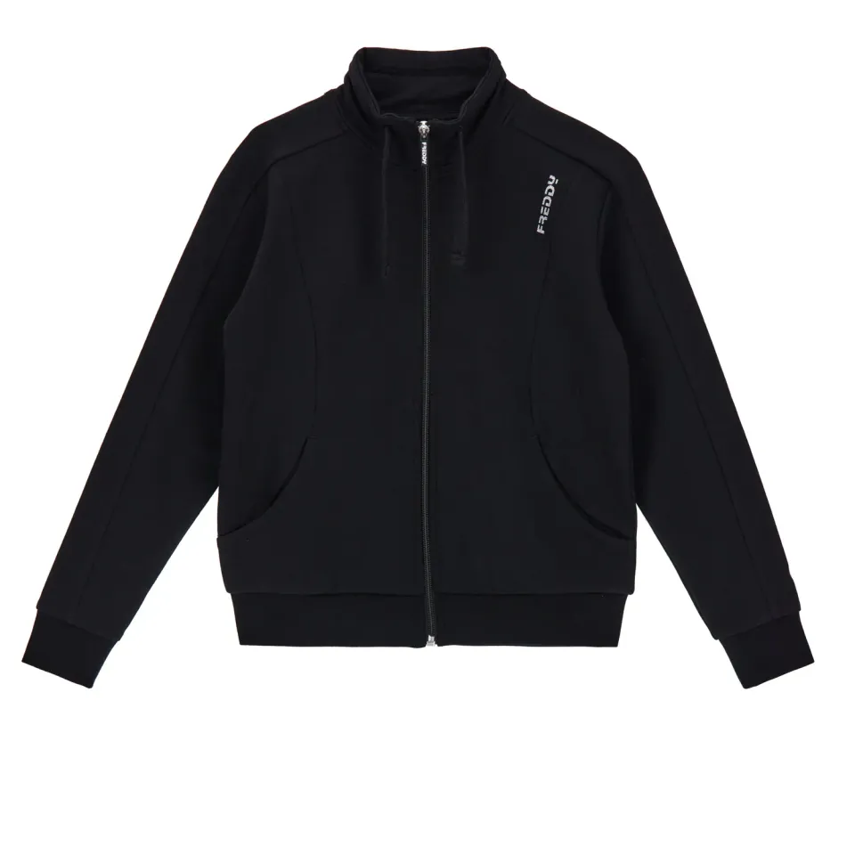 Freddy Mädchen Sweatjacke Lilla Full-Zip Glitzer