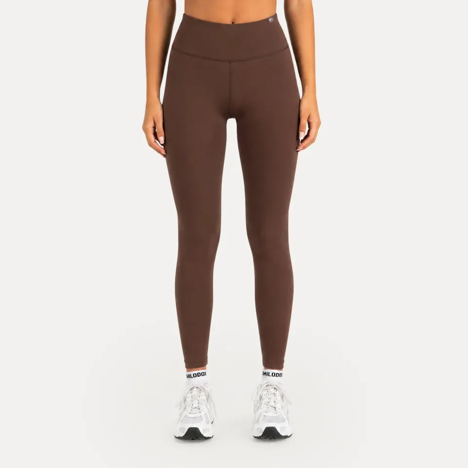 Smilodox Sorea Leggings Schwarz hoher Bund blickdicht