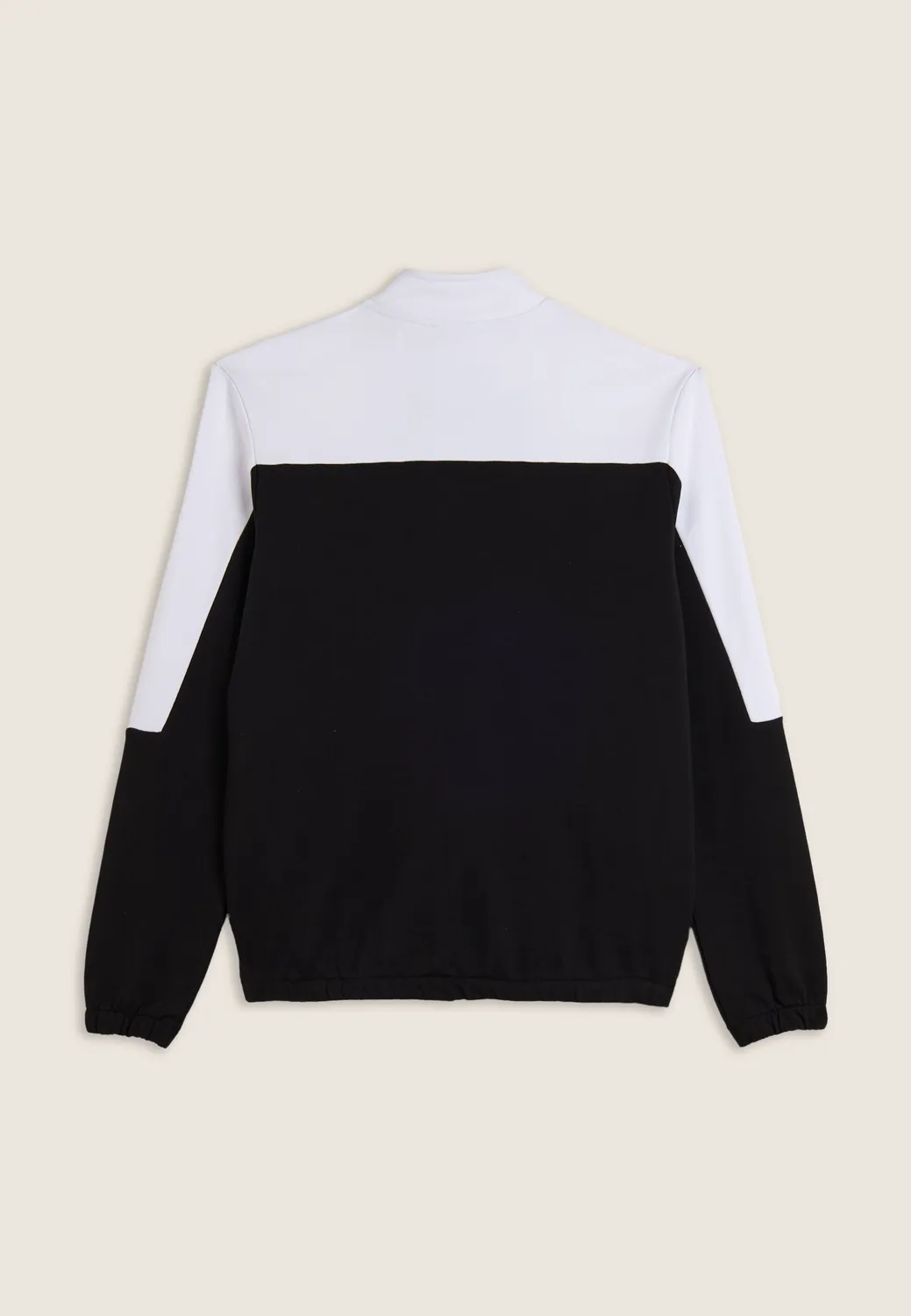 Freddy Colour Block Zip Hoodie Schwarz Baumwolle