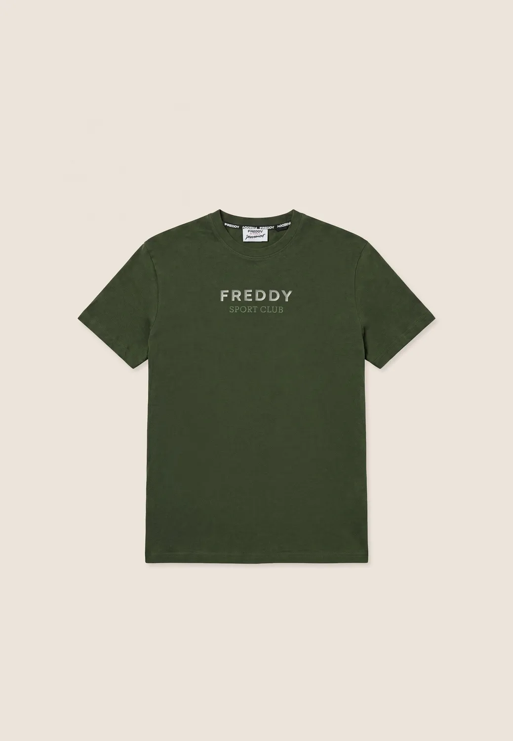 Freddy Regular Fit T-Shirt Herren braun Baumwolle