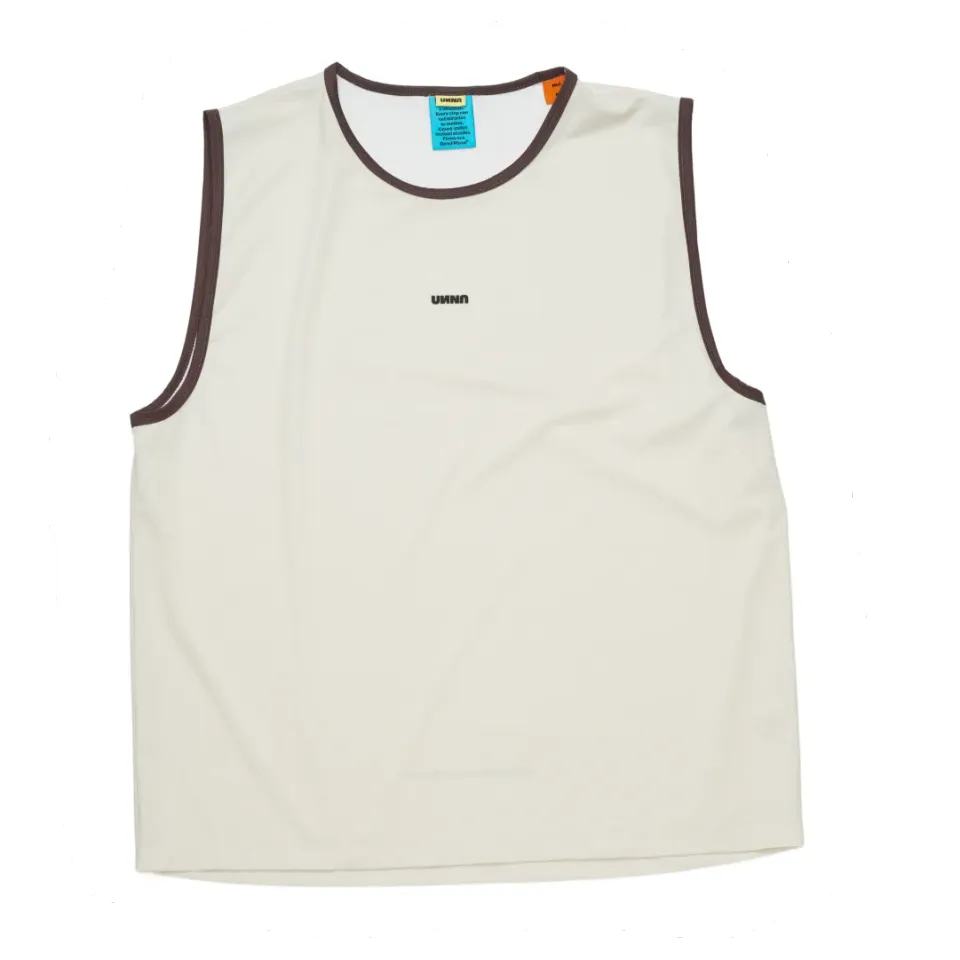 UNNA Light Tank Top Old White Stretch