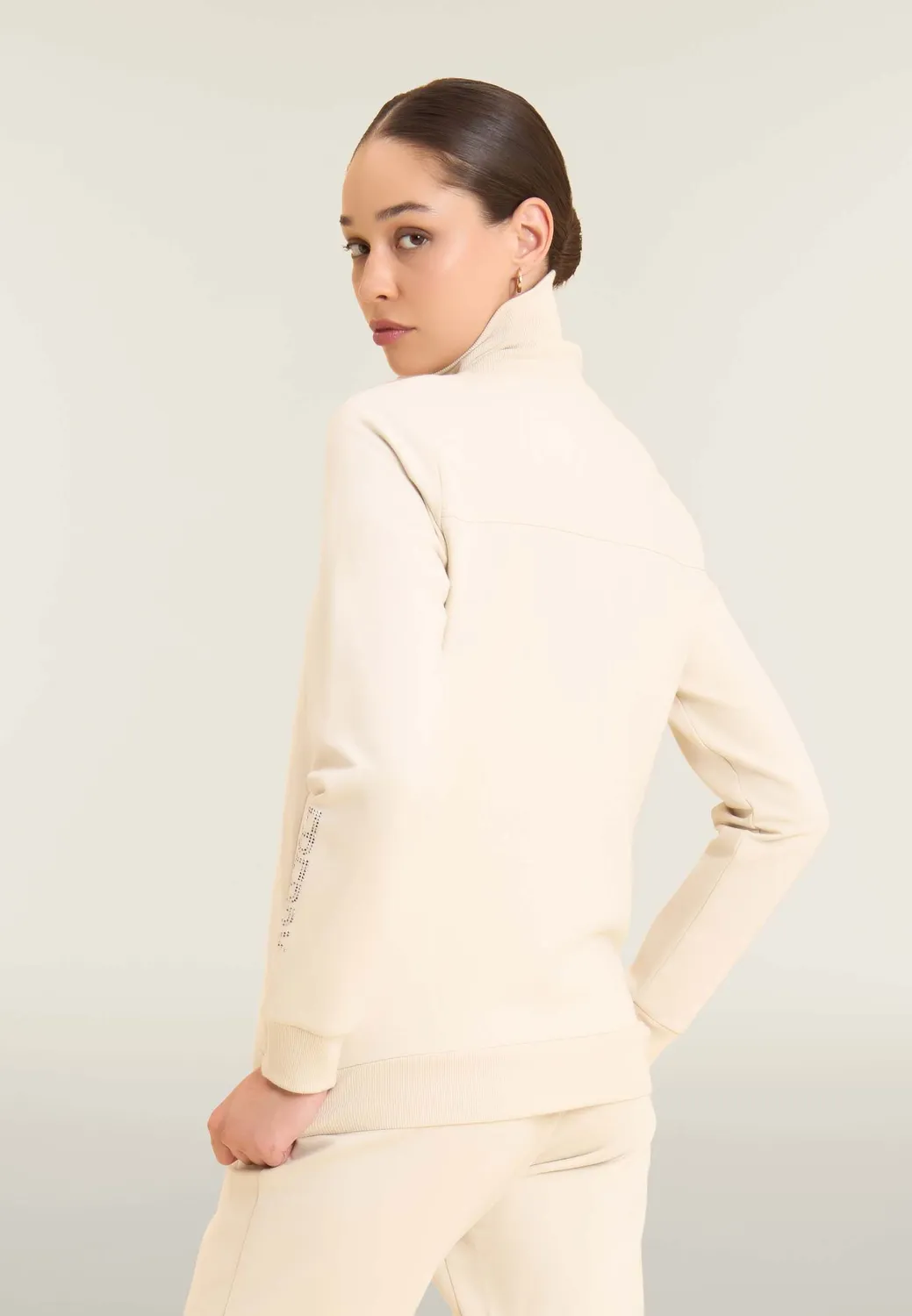 Freddy Zip Sweatjacke Damen Turbulence mit Stehkragen
