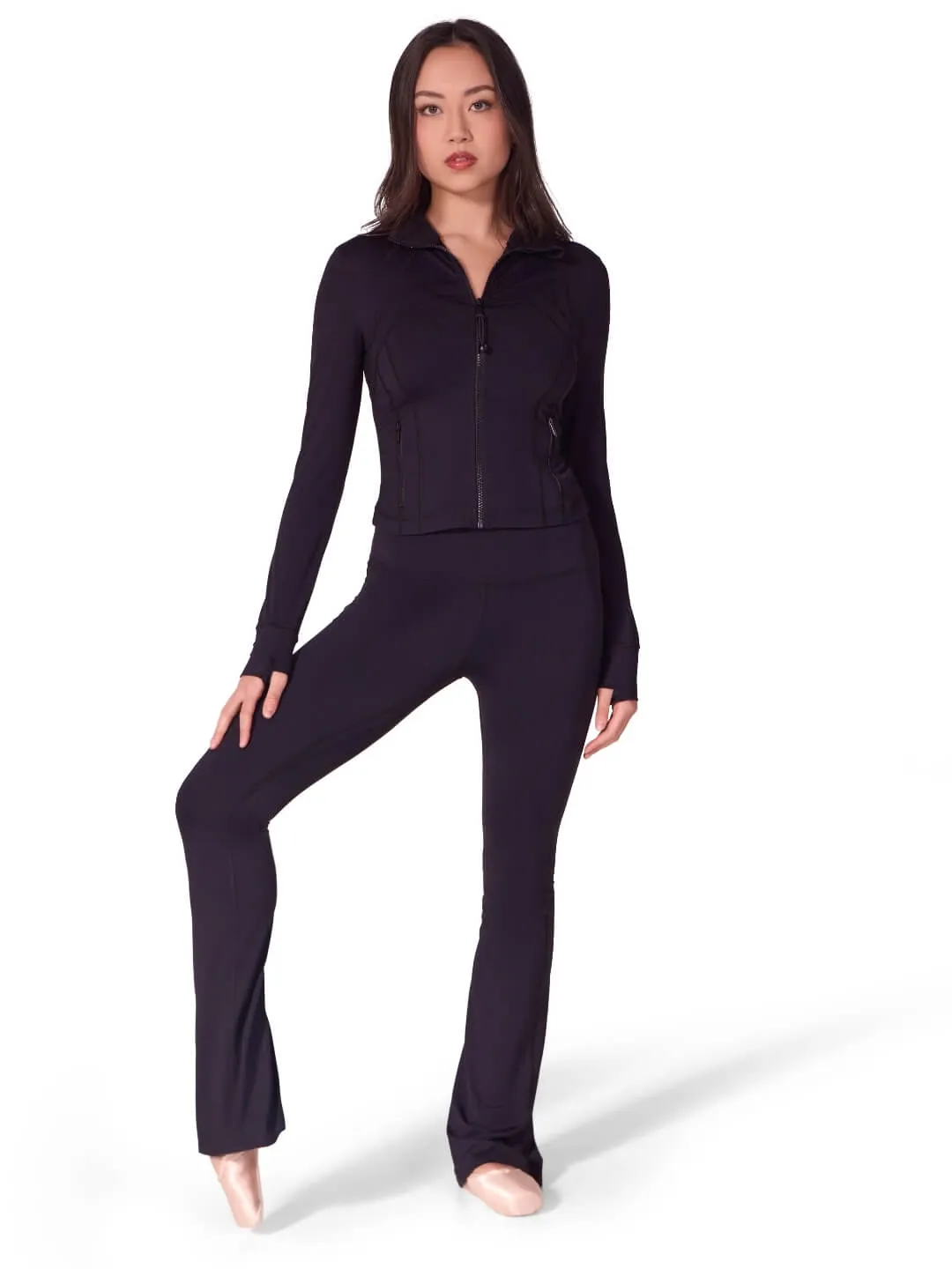 Capezio EL111W Soft Elegance Jacke Schwarz