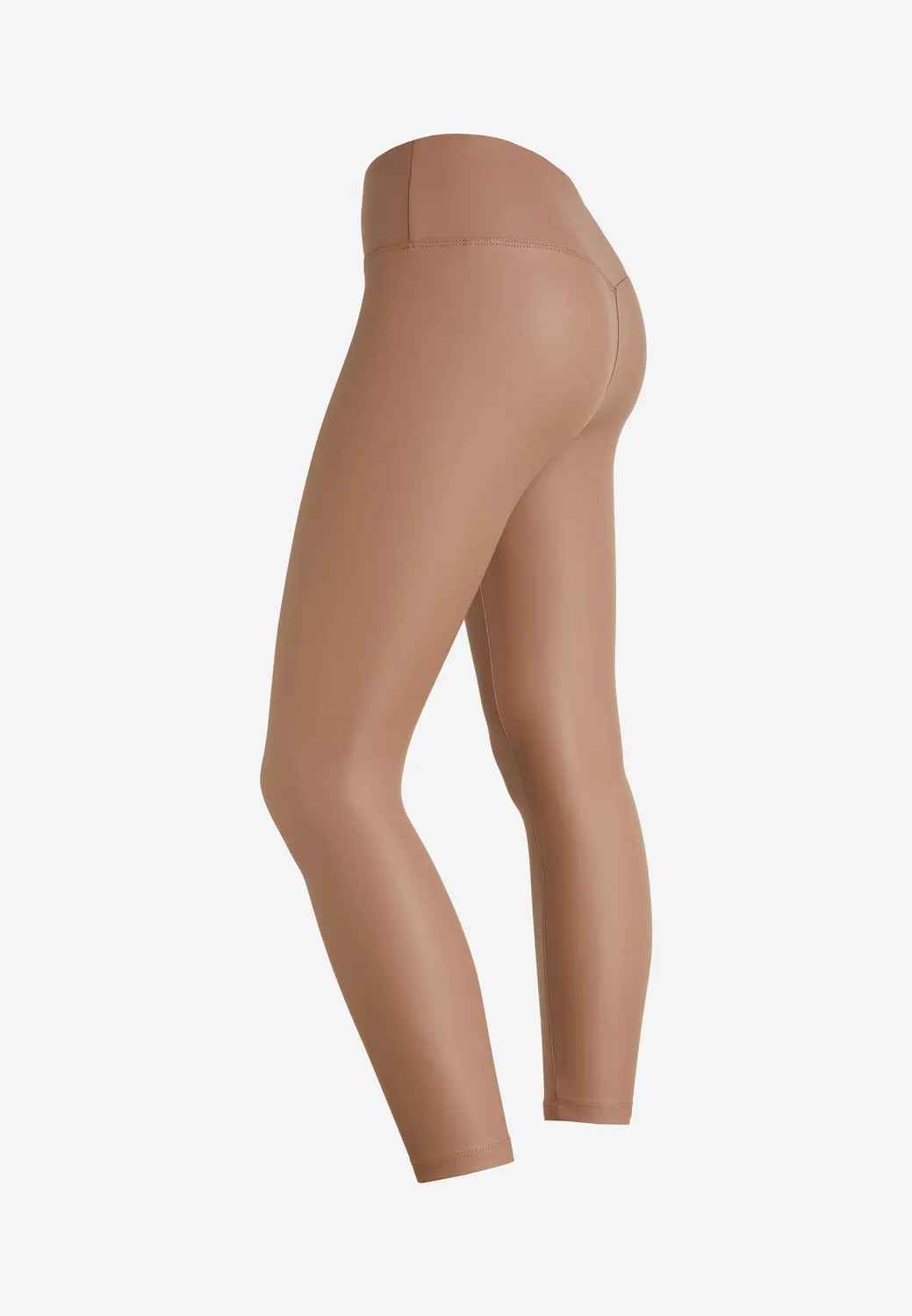 Freddy Coated Leggings 7/8 High Waist Leder-Optik Nero