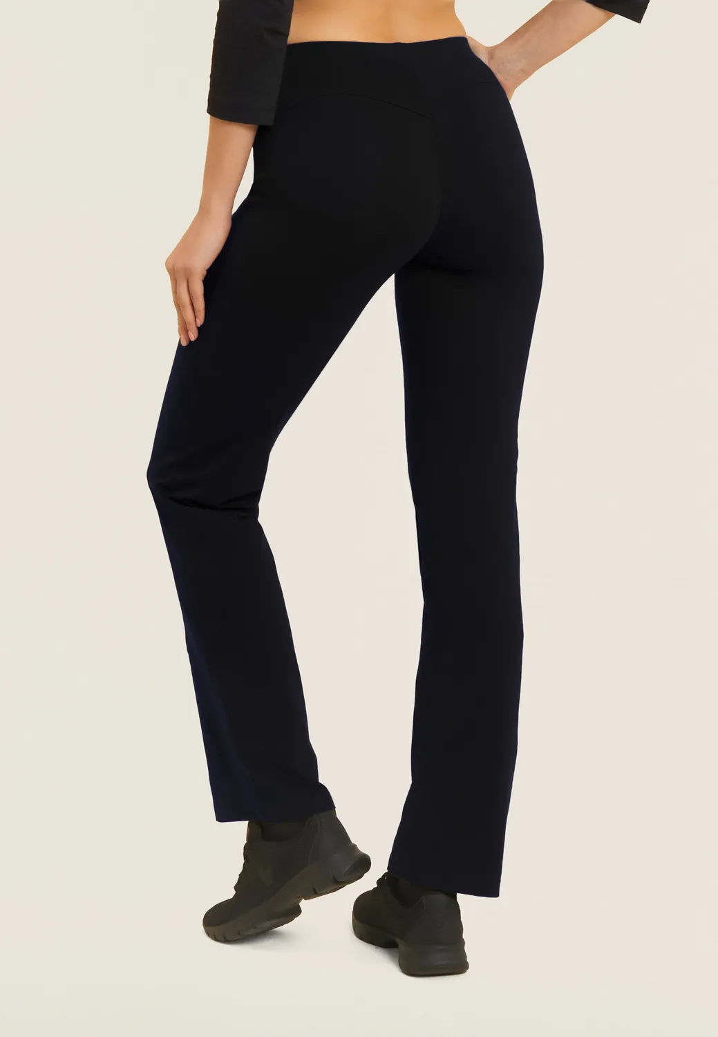 Freddy Sporthose Gerades Bein Schwarz