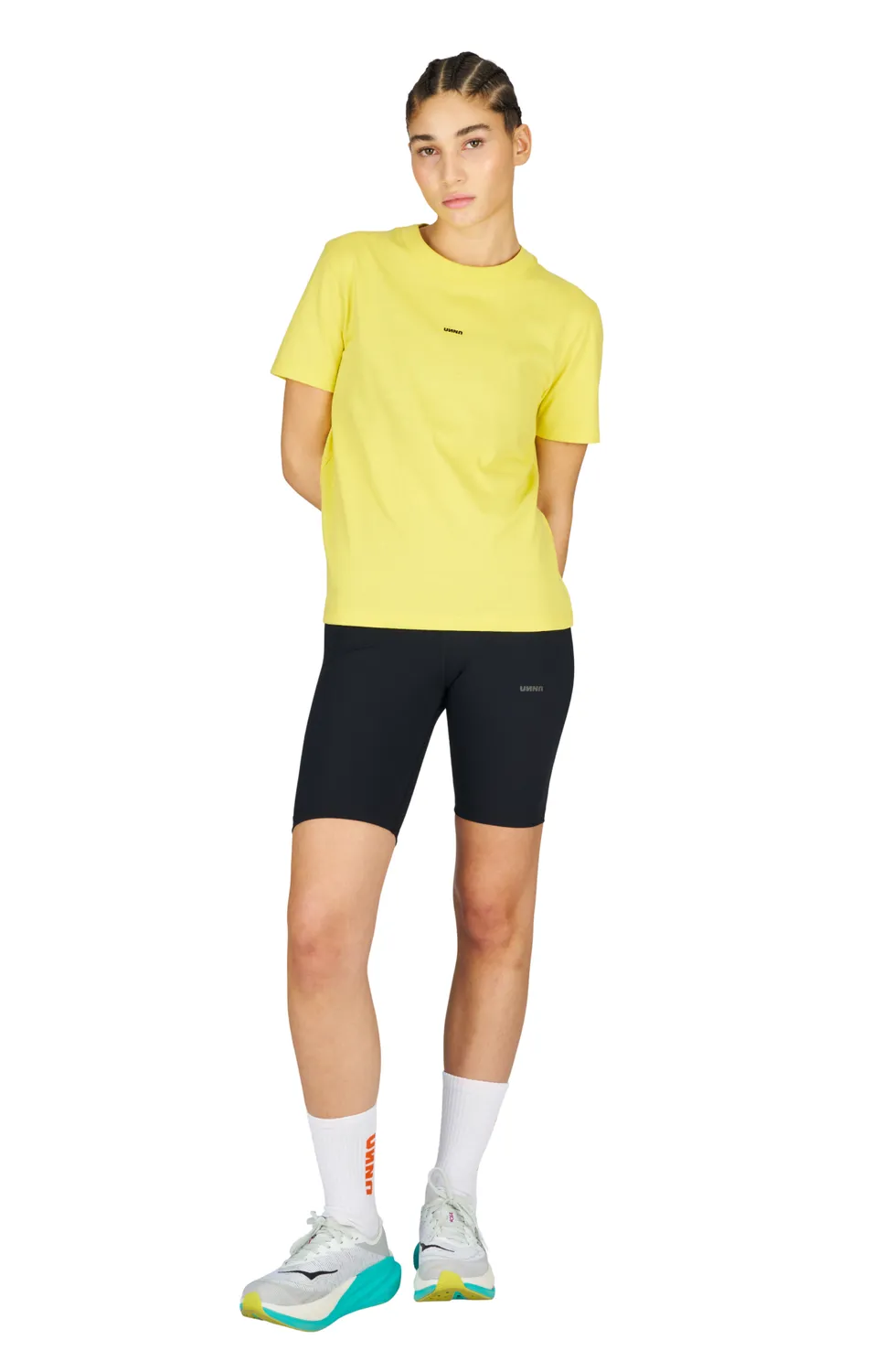 UNNA Skewed Tee W T-Shirt Jell-O Yellow Baumwolle