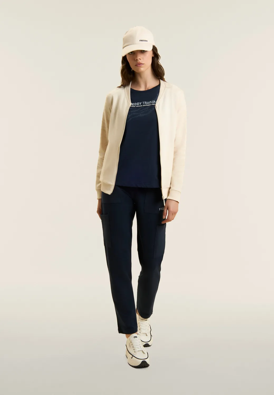 Freddy Zip Sweatjacke Ani Blue French Terry