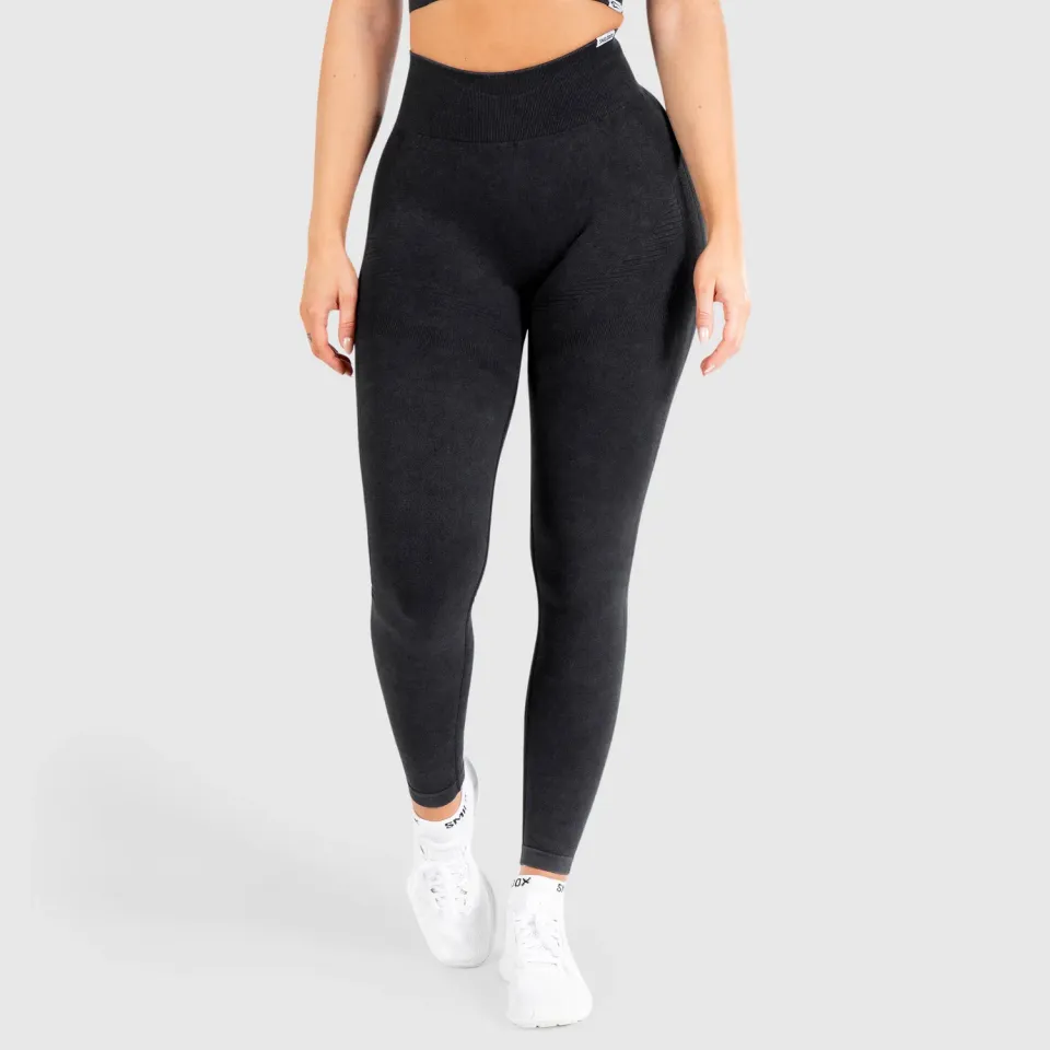 Smilodox Sofia Batik Leggings Damen blickdicht V-Bund